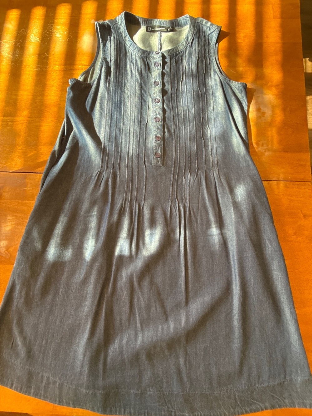 NY&C Dark Wash Denim Dress